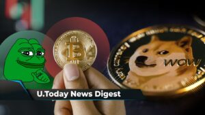 PEPE May Signal Trouble for BTC, Here’s Most Popular Answer to ‘Wen Shibarium,’ DOGE Sees Massive Spike in Network Activity: Crypto News Digest by U.Today